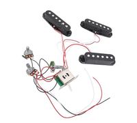 Pastilla para guitarra eléctrica, Pastilla de bobina simple de alambre de cobre Recambio de Pastilla de Guitarra Ajustable de Alta Sensibilidad con Pack de Accesorios para Panel ST