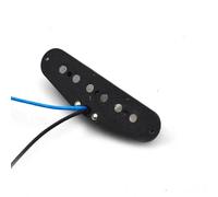 Pastilla Para Guitarra Eléctrica Pastilla De Guitarra Eléctrica De Bobina Simple Alnico 5 Con Parte Superior Escalonada De Fibra De Carbono, Mástil, Medio Y Puente, 50/50/52 Mm, Para Guitarra FD(Bridg