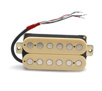Pastilla Para Guitarra Eléctrica Pastilla De Guitarra Eléctrica De Doble Bobina Con Pieza Polar Grande Y Cable De 4 Conductores Mástil Dividido En Bobinas Y Puente(Neck B)