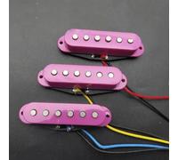 Pastilla Para Guitarra Eléctrica Pastilla De Mástil, Medio Y Puente Para Guitarra Eléctrica FD ST De Bobina Simple Alnico 5 Con Parte Superior Escalonada De Fibra