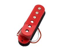 Pastilla para Guitarra Eléctrica Pastilla Eléctrica Pastilla De Bobina Única Cuello/posición Media/puente Pastilla De Guitarra Eléctrica Accesorios De Guitarra(52mm Red)