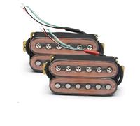 Pastilla Para Guitarra Eléctrica Pastilla Humbucker De Doble Bobina Para Guitarra Eléctrica Cuatro Conductos Con Protección Para Puente De 15000kilómetros O Para Mástil De 7,5000kilómetros(B+N 8)