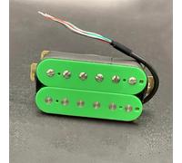 Pastilla Para Guitarra Eléctrica Pastilla Humbucker De Doble Bobina Para Guitarra Eléctrica Verde Para Puente O Mástil(Bridge)