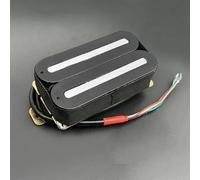 Pastilla Para Guitarra Eléctrica Pastilla Humbucker Para Guitarra Eléctrica De Doble Riel Hot Rail N-10K/B-16K, Pastilla De Bobina Doble, Pastilla De Cerámica Con División De Bobina, Color Negro(Neck)