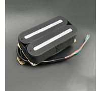 Pastilla Para Guitarra Eléctrica Pastilla Humbucker Para Guitarra Eléctrica De Doble Riel Hot Rail N-10K/B-16K, Pastilla De Bobina Doble, Pastilla De Cerámica Con División De Bobina, Color Negro(Bridg