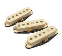 Pastilla para Guitarra Eléctrica Pastillas De Guitarra Alnico 2 SSS ST Para Guitarras Estilo ST N/M/B Guitarra Eléctrica De Mano Izquierda(Yellow)