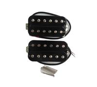Pastilla Para Guitarra Eléctrica Pastillas Humbucker Pastillas Para Guitarra Eléctrica Imanes De 5 Barras Alnico Placa Base De Níquel Plateado(SH2N+H4 2)