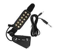 Pastilla para Instrumentos Acústicos, Captador Ajustable Universal, Transductor Acústico Eléctrico, Pastilla Universal Ajustable para Guitarras Acústicas Afinador Instrumentos Musicales Accesorios par