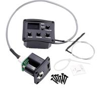 Pastilla para ukelele - ABS 10x7x4 cm | Ecualizador Preamplificador De 3 Bandas | Pickup Piezoeléctrico Para Pantalla LCD | Acústico Eléctrico Ukelele Violín Mandolina Amplificador Para Herramientas