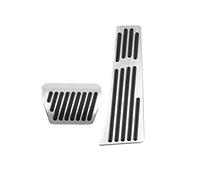 Pastilla Pedal Freno Reposapiés Coche Acelerador Freno Cubierta Pedales Almohadilla Antideslizante Aleación Aluminio Para Para IX Para IX5 2021 2022 2023 PedalEmbrague(AT Silver 2pcs)