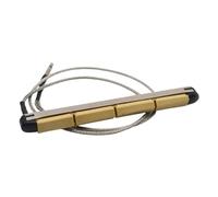 ＡＷＨＡＯ Pastilla Piezoeléctrica con Conector Jack de Fácil Instalación, Pieza para Instrumento de Guitarra, Vástago para, Ideal para Principiante, 4 cuerdas