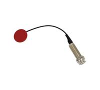 Pastilla piezoeléctrica para piano de pulgar con pastilla de extremo con pin de extremo de 6,35 mm para micrófono de piano de pulgar y pastilla piezoeléctrica