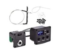 Pastilla Piezoeléctrica | Preamplificador Ecualizador De 3 Bandas | De Ecualizador Y Afinador con Pantalla LCD,para Violín Acústico, Banjo, Mandolina E Instrumentos De Cuerda