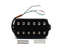 Pastilla profesional de doble bobina para guitarra eléctrica, altura regulable y división de bobina con baja impedancia de salida