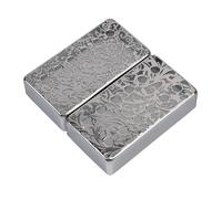 Pastilla profesional para cuello de guitarra, carcasa de metal, cubierta humbucker, tapa de pastilla de guitarra, mejora de sonido, cubierta de textura de latón, diseño de flores