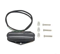 Pastilla puente para guitarra eléctrica para Telecaster, estilo de doble riel con imán de cerámica, resistencia de 15 K para una transferencia de sonido superior