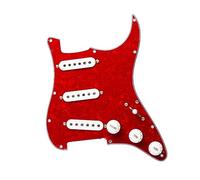 Pastilla SSS Para Guitarra Eléctrica, Golpeador Precableado, Pastillas De Bobina Única Cargadas, Accesorios Para Guitarra De 11 Agujeros (Color : 06)