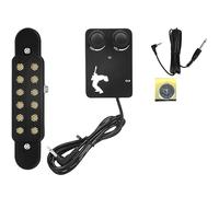 Pastilla transductora clásica de 6 agujeros de sonido, pastilla de volúmenes eléctricos, accesorio para guitarra eléctrica acústica