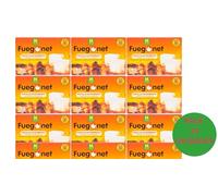 Pastillas Blancas de Encendido 32 Unidades. Rapido, Limpio y Sencillo para encender Fuego en chimeneas y barbacoas. Larga duracion. Gran Poder calorifico. (12)