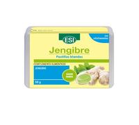 Pastillas Blandas Suizas con Jengibre y aroma natural a Menta | Sin azúcar | Veganas | Suavizan la garganta y refrescan la respiración | Formato bolsillo 50g | ESI