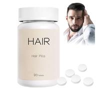 Pastillas Capilares Para Hombres, Suplemento Capilar, Suplemento Capilar Para Hombres, Potencia Profesional Para Un Cabello Más Grueso, Fuerte Y Abundante (1 frasco)