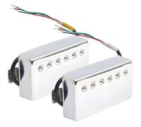 Pastillas de 50 mm y 52 mm para guitarra eléctrica, 2 unidades, pastillas de metal de doble bobina, compatibles con guitarras Lp, Sg, Es,