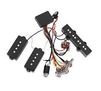 Pastillas de bajo Eléctrico, Reemplazo de Pastilla de Circuito de Cableado de Preamplificador para Pastilla de bajo Activo, Arnés de Cableado de bajo, Pastillas de bajo