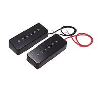 Pastillas de bobina simple para guitarra eléctrica P90 Soapbar mango y puente reducción total ruido 6 5kΩ 7 amplificación fácil instalación con tornillos resortes piezas accesorios paquete 2