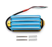 Pastillas De Cuatro Bobinas Montadas En Riel De Alto Rendimiento Para Guitarras Eléctricas Duales Disponibles En Varios Colores Puente de guitarra eléctrica pastilla eléctrica(Blue)