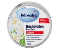 Pastillas de flores de Bach, con 7 % de esencia de flores de Bach, con la mezcla original de flores de Bach, para tranquilidad interior y bienestar en todas las situaciones (difíciles) de la vida.