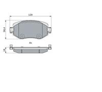 Pastillas de freno 0 986 424 386 BOSCH para RENAULT MEGANE IV Hatchback