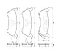 Pastillas de freno 0 986 424 648 BOSCH para MERCEDES-BENZ CLASE M