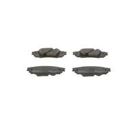Bosch BP2530 Pastillas de freno - certificación ECE-R90-1 juego de 4 pastillas