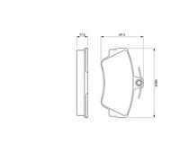 Pastillas de freno 0 986 460 989 BOSCH para VOLVO 480 440 460