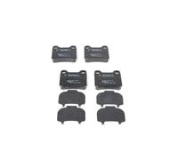 BOSCH Juego de 4 pastillas de freno para MERCEDES-BENZ: Classe E, 201 Series, Classe C, 124 Series (Ref: 0 986 466 871)