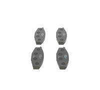 Juego de pastillas de freno BOSCH 0 986 468 630, delante