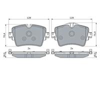Pastillas de freno 0 986 494 940 BOSCH para BMW MINI