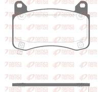 Pastillas de freno 1. Eje delantero 1992.04 REMSA para TESLA MODEL 3 MODEL Y