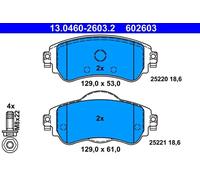 Pastillas de freno 13.0460-2603.2 ATE para CITROËN C4 II