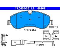 Pastillas de freno 13.0460-2611.2 ATE para FORD TOURNEO CUSTOM V362 Autobús