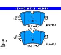 Pastillas de freno 13.0460-2613.2 ATE para MINI BMW