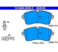 Pastillas de freno 13.0460-2636.2 ATE para LAND ROVER JAGUAR