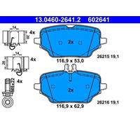 Pastillas de freno 13.0460-2641.2 ATE para MERCEDES-BENZ GLE