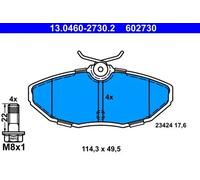 Pastillas de freno 13.0460-2730.2 ATE para JAGUAR S-TYPE II XJ