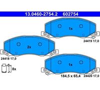 Pastillas de freno 13.0460-2754.2 ATE para SAAB OPEL
