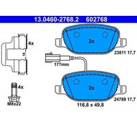 Pastillas de freno 13.0460-2768.2 ATE para ALFA ROMEO GIULIETTA