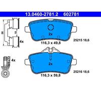 Pastillas de freno 13.0460-2781.2 ATE para MERCEDES-BENZ CLASE M GLE Coupe GLE