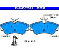 Pastillas de freno 13.0460-2832.2 ATE para RENAULT ESPACE III