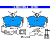 Pastillas de freno 13.0460-2877.2 ATE para VW SEAT