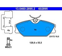 Pastillas de freno 13.0460-2895.2 ATE para RENAULT LAGUNA I Grandtour LAGUNA I